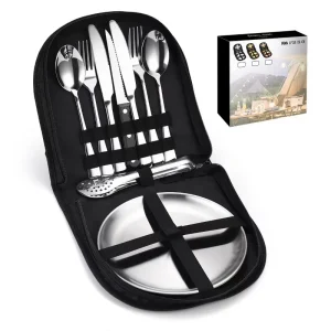 10/20-piece stainless steel outdoor cutlery set Storage cutlery