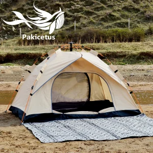 Instant Golden Tent - Portable 3-4 Person