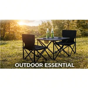 New Outdoor Folding Table And Chair Set Is Portable